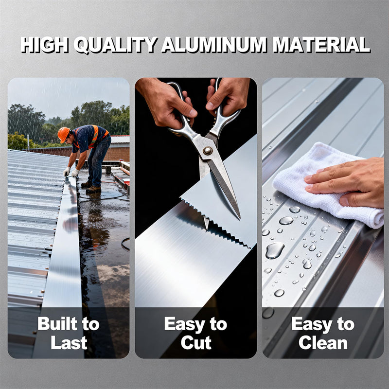 Feelers Aluminum Metal Foil Roll 1060 Grade 18 Gauge x 0.4 in x 16.4 Ft, Aluminum Metal Flashing Roll Sheet Strip for DIY Craft 1mm Thickness 10mm x 5M