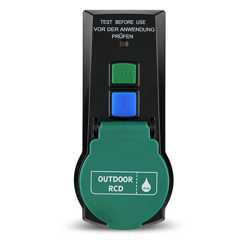 [Australia - AusPower] - REV Ritter 0515494555 RCD Safety Adapter 16 A 0,03 A Black FI Adapter 