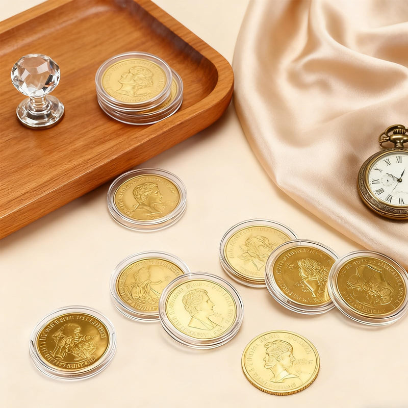 30PCS Brass Coin Blanks 40mm Diameter 2mm Thickness Laser Engravable Coins for DIY Customization Personalized Gifts Challenge Coins Memorial Projects 40mm Dia-30Pcs