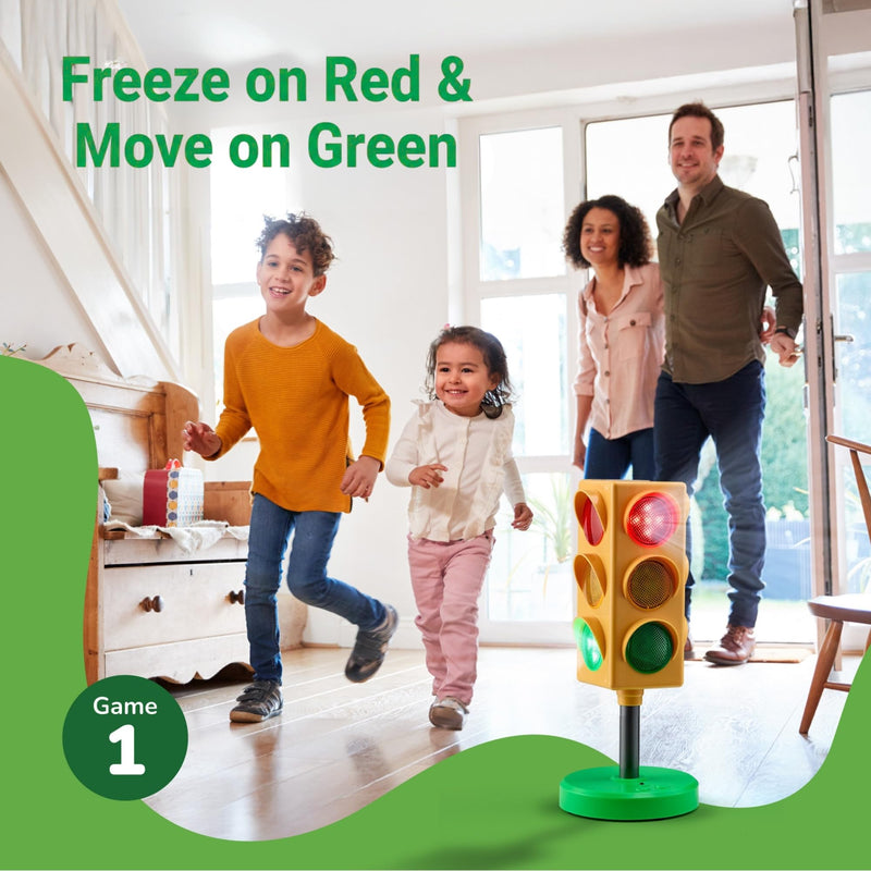 ArtCreativity Traffic Light - Teacher Classroom Must Haves Supplies, 8 Modes with Remote - Classroom Decor, Kindergarten Educational Lamp - Real Traffic Light Rotation Mode
