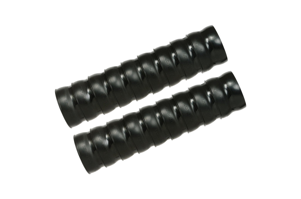 Loc-Line - 81302AS Anti-Static Vacuum Hose Component, Black Acetal Copolymer, 2-1/2" ID, 2 x 12" Length Segments (18 elementals total)