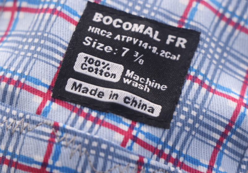 [Australia - AusPower] - BOCOMAL Welding Cap HRC2 Flame Resistant 10OZ Durable Cotton Canvas Duck 6 pannel Welder Caps Brown 7 3/8 