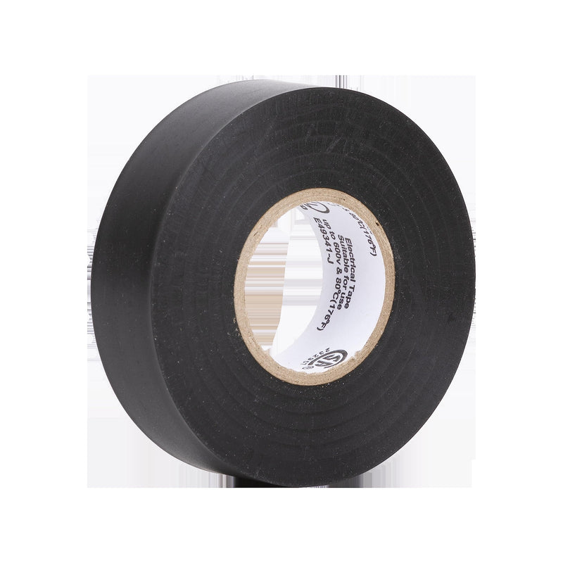 [Australia - AusPower] - Duck Brand Economy Electrical Tape, 3/4-Inch by 60 Feet, Single Roll, Black (282289) 60 Foot (Pack of 1) Black (Auto) 