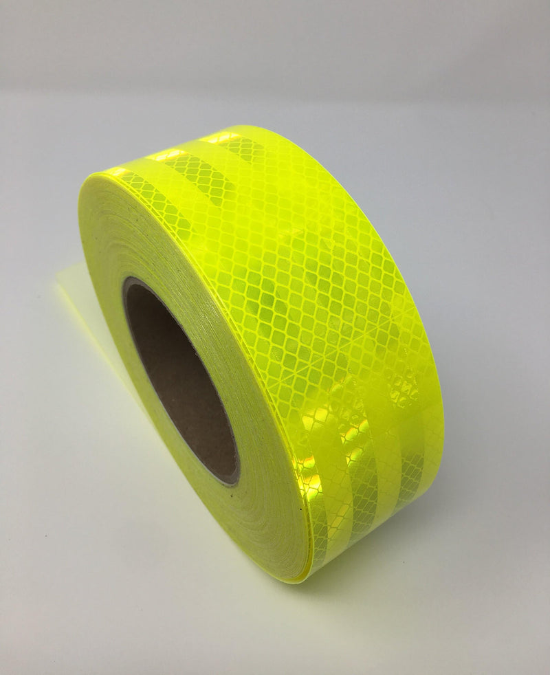 2" x 12' Roll 3M Fluorescent Yellow Green Reflective Hazard Warning Emergency Vehicle Safety Marking Tape 983-23 ES
