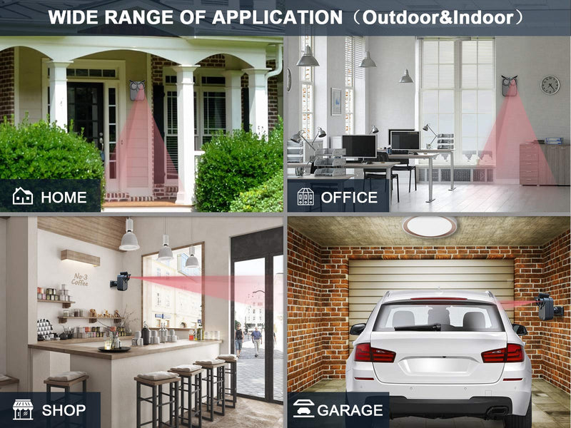 [Australia - AusPower] - Driveway Alarm- 1/2 Mile Long Range Wireless Driveway Alarm Outdoor Weather Resistant Motion Sensor&Detector-DIY Security Alert-Monitor&Protect Outdoor/Indoor Property - 1 Receiver and 2 Sensors 1 Receiver+ 2 Sensor 