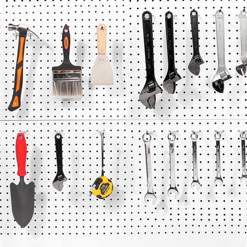 [Australia - AusPower] - Pegboard Hooks Pegboard Accessories,4 inch,Pegboard Organizer Kit for Garage Organization,Tool Storage, 25 Pack 