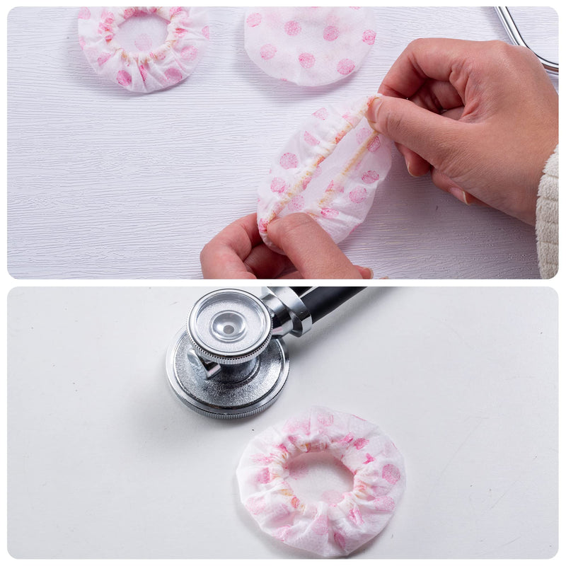 [Australia - AusPower] - Disposable Stethoscope Covers, Non-Woven Stethoscope Covers for Nurses (Pack of 100) 