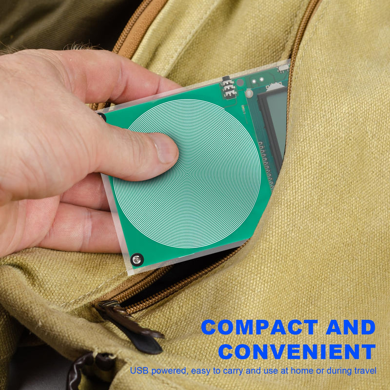 [Australia - AusPower] - 7.83 Hz Schumann Resonance Generator 0.1 ~ 30,000 Hz Schumann Resonance Sine Wave Generator USB 15 x 10 x 1.5 cm Pulse Generator Frequency Generator Healing Schumann Frequency Generator for Bedroom 