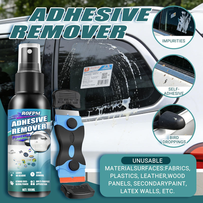 Sticker Remover, Extra Strong, Adhesive Residue Remover Car/Window Frame, Superglue Remover, Label Remover Spray, Adhesive Remover, Quickly Removes Adhesive Residues and Stickers, 100 ml