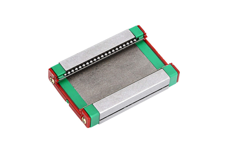 [Australia - AusPower] - TEN-HIGH MGN12 100mm Linear Guide Rail Linear Motion Slide Rails Linear Motion Products, for 3D Printer and CNC Machine, 2pcs Rails + 2pcs MGN12H Block Bearings (Longer Block) 