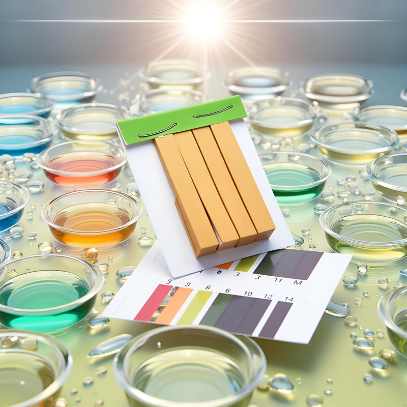 [Australia - AusPower] - 1Pack pH.1-14 Test Paper Extensive Test Paper Litmus Test pH Test with Storage Case for Saliva Urine Water Soil Testing Pet Food and Diet pH Monitoring Lab Consumables Lab Supplies 