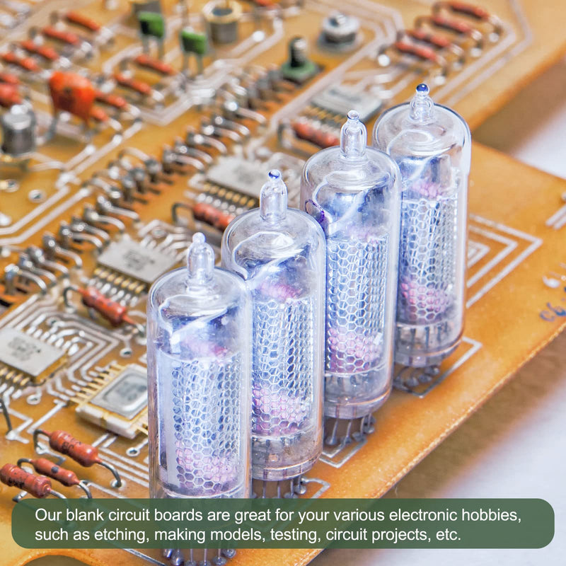 [Australia - AusPower] - YOKIVE 5 Pcs PCB Copper Clad Board, FR4 Double-Sided Blank Circuit Boards, Great for Electronic Hobbies, Etching, Circuit Projects (70mmx50mmx1.5mm) 70mmx50mmx1.5mm 