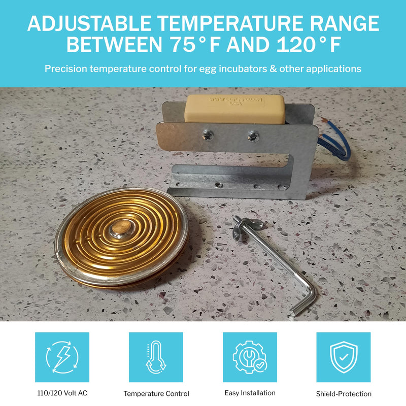 GQF Wafer Thermostat Assembly for Incubator 22 Amp