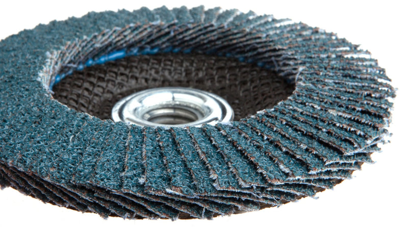 [Australia - AusPower] - Forney 71933 Flap Disc, Type 29 Blue Zirconia with 5/8-Inch-11 Threaded Arbor, 120-Grit, 4-1/2-Inch 