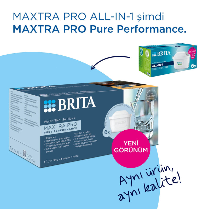BRITA Maxtra Pro All-in-1 Replacement Filter 6; Altılı Pro Size