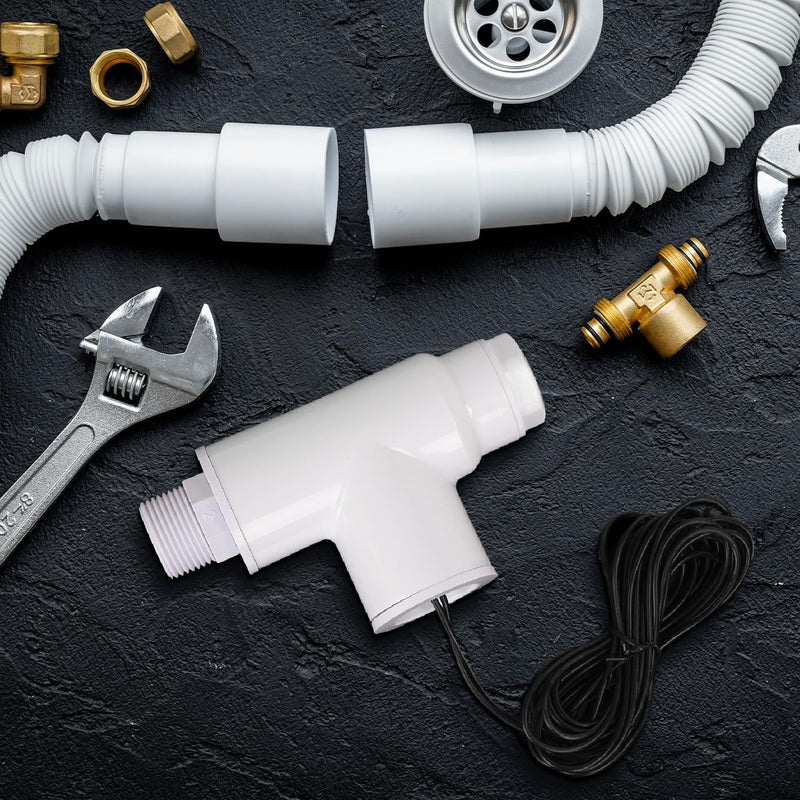 [Australia - AusPower] - AC Float Switch HVAC Vertical Air Conditioner Condensate Water Sensor SS1 Safe T Switch,Overflow Shut-Off for Safety (2) 2 