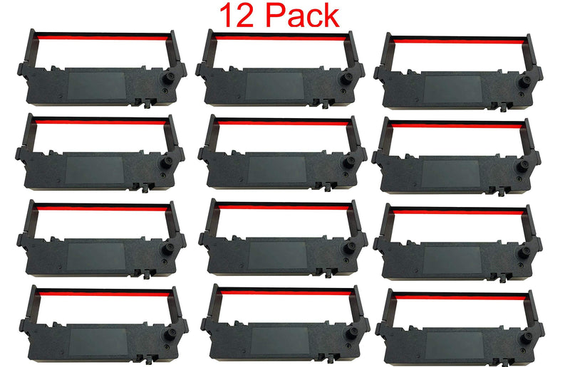 [Australia - AusPower] - 12 PACK SP-700 Ribbon Ink Cartridge Quality BLACK and RED Compatible with STAR Printer RC-700BR, SP700, 712, 742 