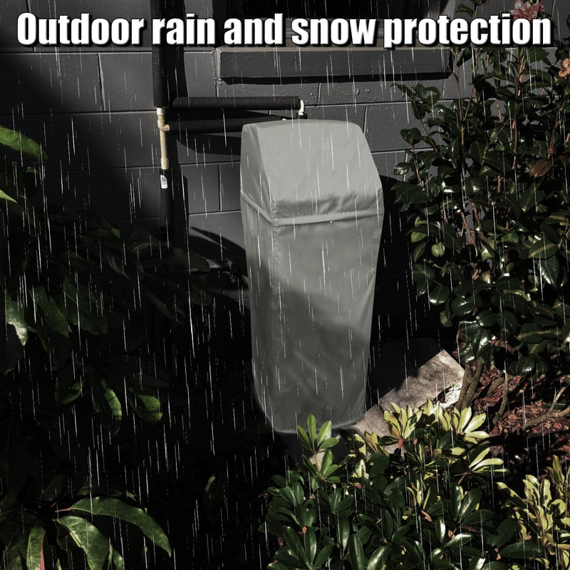 Water Softener Cover for WHES30E/WHES40E Grain Softener, Openable top Easy to use Removal-free installation for UV Dust protection of Water Softener Housings Outdoor or indoor (Beige) Beige