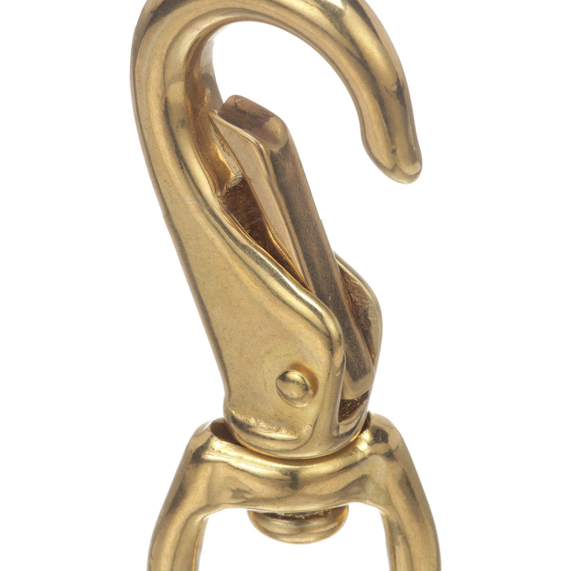 Seachoice Swivel Eye Snap, Cast Brass, Various Sizes Size #1 3-1/4 In. Long