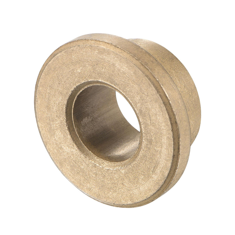 [Australia - AusPower] - uxcell Flange Sleeve Bearings 10mm Bore 16mm OD 10mm Length 22mm Flange Dia 3mm Flange Thickness Sintered Bronze Self-Lubricating Bushing 4pcs 