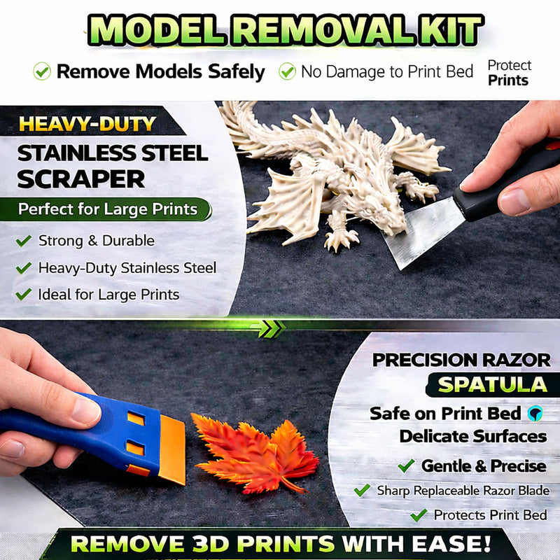 3D Printer Tools Kit, 46PCS 3D Printing Accessories for FDM SLA Resin Printers, Includes Nozzle Cleaning Kit, Print Removal Tools, Deburring Tool, Files, Flush Cutters, Pliers,Tweezers & More