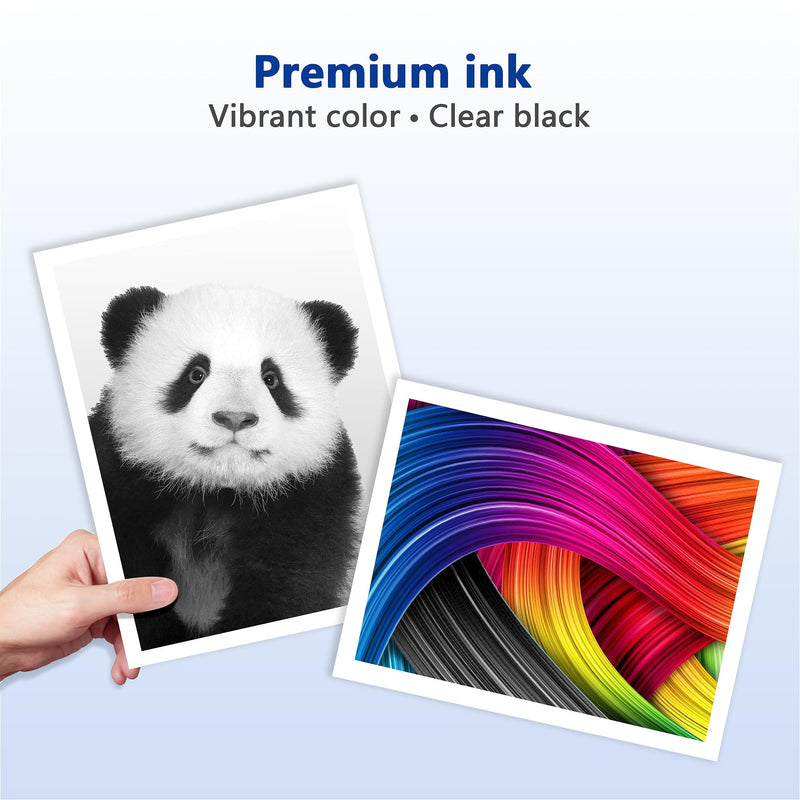 [Australia - AusPower] - 62XL Ink Cartridges Combo Pack Replacement for HP Ink 62 HP 62 Ink 62XL Ink Works with HP Envy 5540 5549 5640 5660 7640 7645 OfficeJet Mobile 250 200 OfficeJet 5740 5741 8040 Printer (2 Pack) 