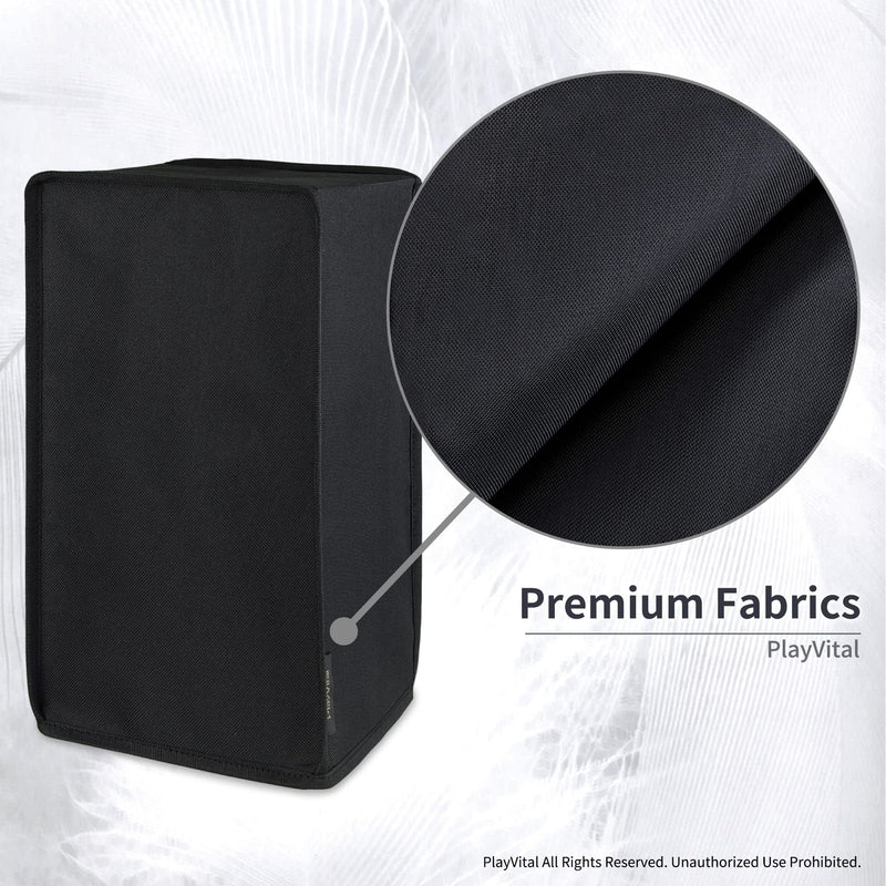 [Australia - AusPower] - PlayVital Black Nylon Dust Cover for Xbox Series X Console, Soft Neat Lining Dust Guard, Anti Scratch Waterproof Cover Sleeve for Xbox Series X Console V Black 