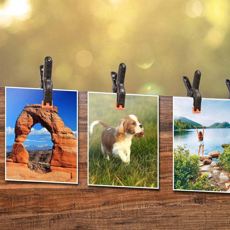 [Australia - AusPower] - Yesker Backdrop Spring Clamps - 8 Pack, 4.4 inch Nylon Heavy Duty Clips for Background Stand, Photo Studio, Photography, Chromakey Screen, Wood Working 8pcs 