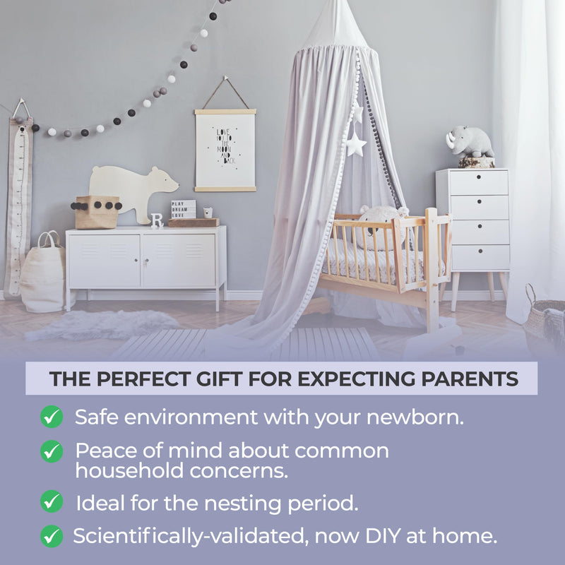 [Australia - AusPower] - Nursery Prep Kit for Expecting Parents – Test Air, Water, Surfaces – Mom-Approved for Peace of Mind – Prep Your Nursery with Confidence – Made in USA by Detekt 00199284448254 