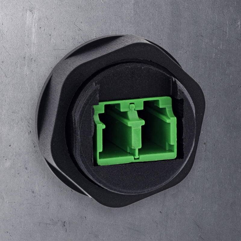 InLine Fiber Optic Coupler LC Duplex Short IP68 Waterproof Outdoor Fiber Optic Connector Single Mode LC LC Connection for M20 Housing 69927C