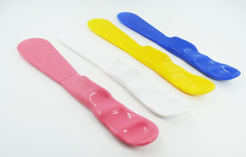 [Australia - AusPower] - SDent® USA FDA & TUV CE 1 * 4PCS Dental Straight Spatula 185 * 33mm Mixing Spatula Alginate Spatula Plaster Spatula 1 Set 4 Colors 