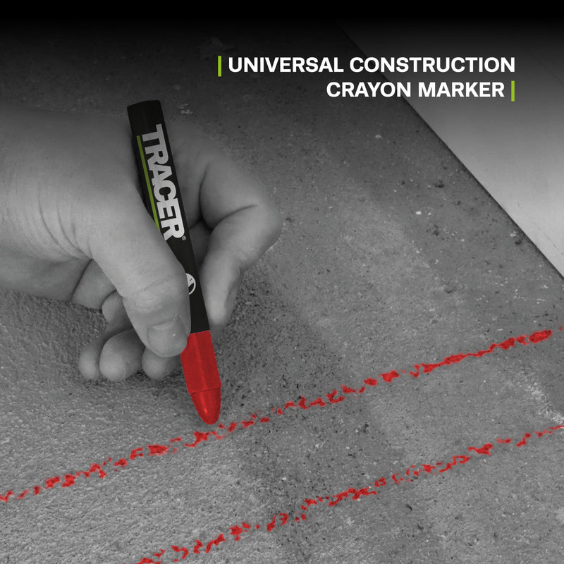 [Australia - AusPower] - Tracer Timber Chalk Marker Pens 12 Pack Red 12 x Red Multi Surface Marker Pens 