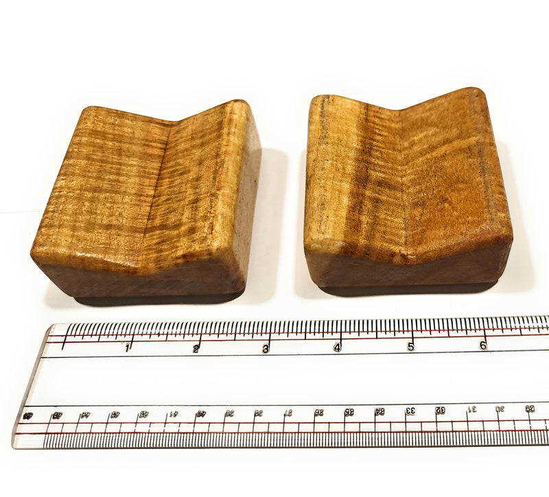 [Australia - AusPower] - Solid Hardwood V Blocks Pair for Holding Objects, Workshop or Hobby 
