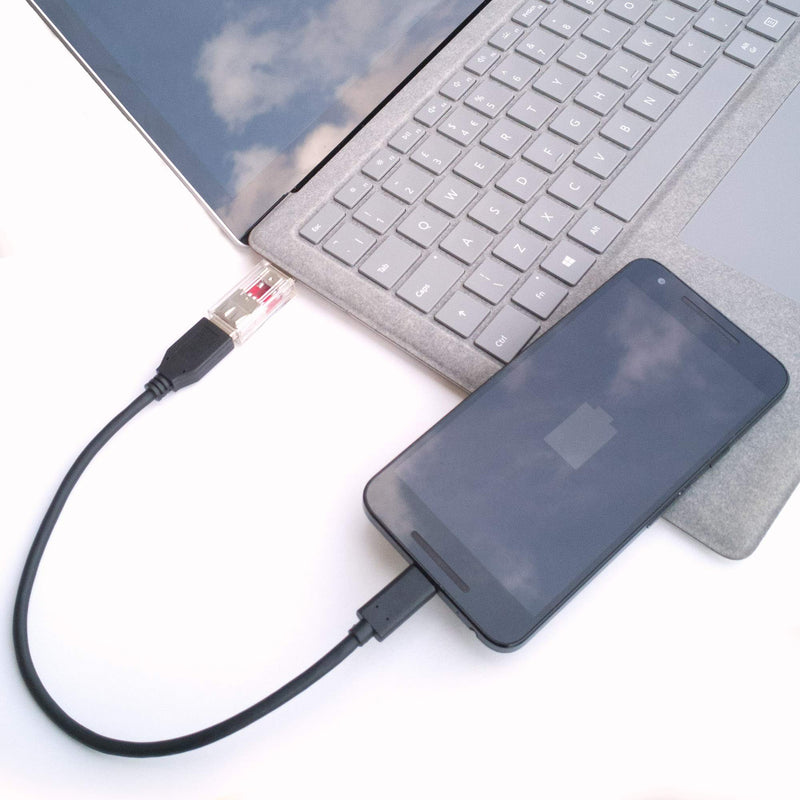 [Australia - AusPower] - Transparent USB Data Blocker - Protect Against Juice Jacking 