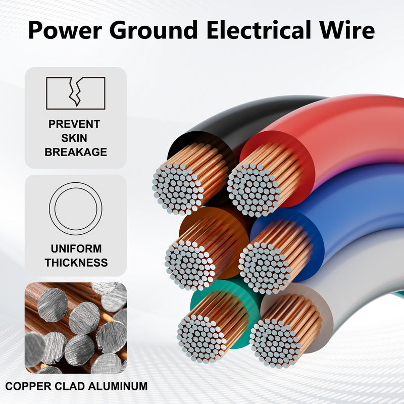 [Australia - AusPower] - 14 Gauge Wire (2-Pack Red/Black Each 25 FT), 14AWG CCA, Low Voltage Automotive Primary Harness Wire for Battery, Car Audio, Remote Trailer, Security Alarm, Hook Up Electrical Wires for DIY DC 25FT-2PK Black+Red 
