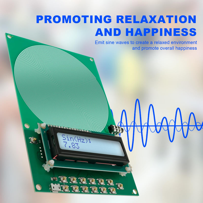 [Australia - AusPower] - 7.83 Hz Schumann Wave Generator, Schumann Frequency Generator 0.1 ~ 30,000 Hz Adjustable Ultra Low Frequency, Pulse Generator Schumann Resonance Generator for Sleep and Relaxation (Green, S) Green 