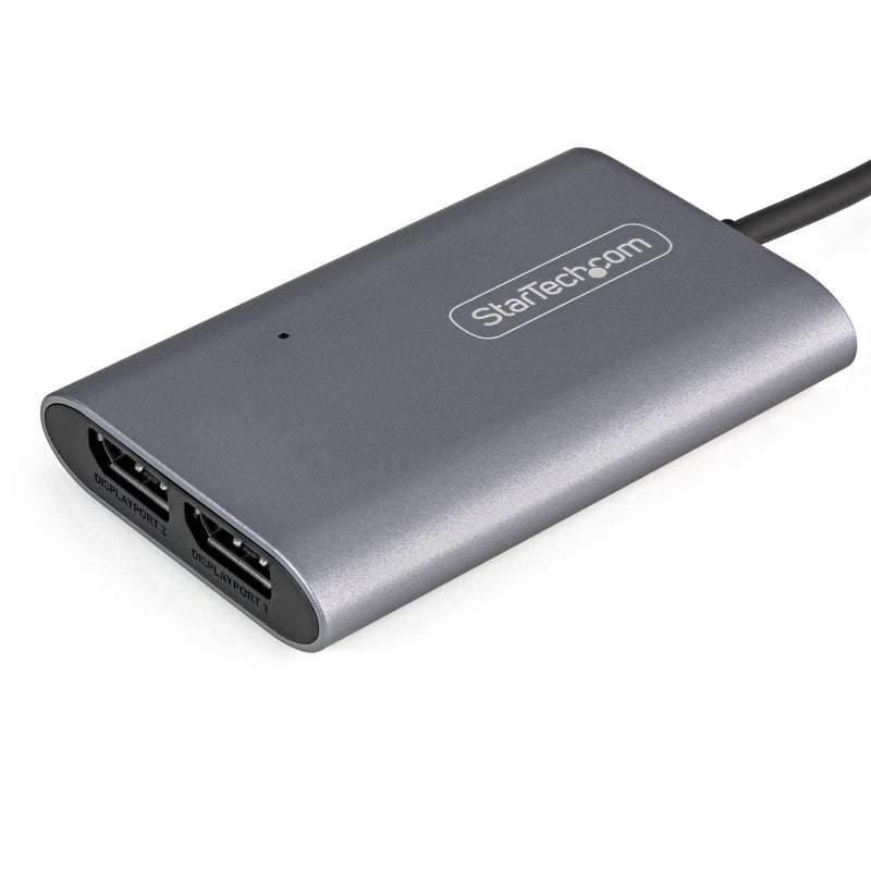StarTech Thunderbolt to Dual DisplayPort 1.4 Adapter, Dual 4K 60Hz, HDR 2x DisplayPort 1.4 (Single 8K/Dual 4K)