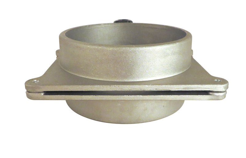 4 Inch OD Self Cleaning No Clog Aluminum Blast Gate Cut Off Valve for Dust Collection System ABG4