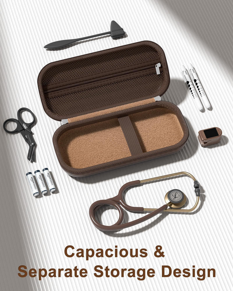 [Australia - AusPower] - ProCase Carrying Case for Portable Nebulizer Travel Bundle with Stethoscope Carrying Case 