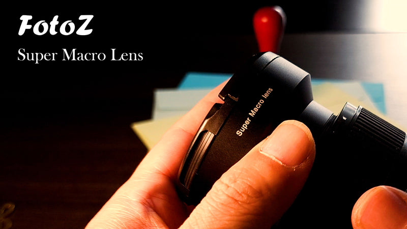 FotoZ 49mm Macro Lens, 10X Close-Up for Sharp Detail Shot of Tiny Objects