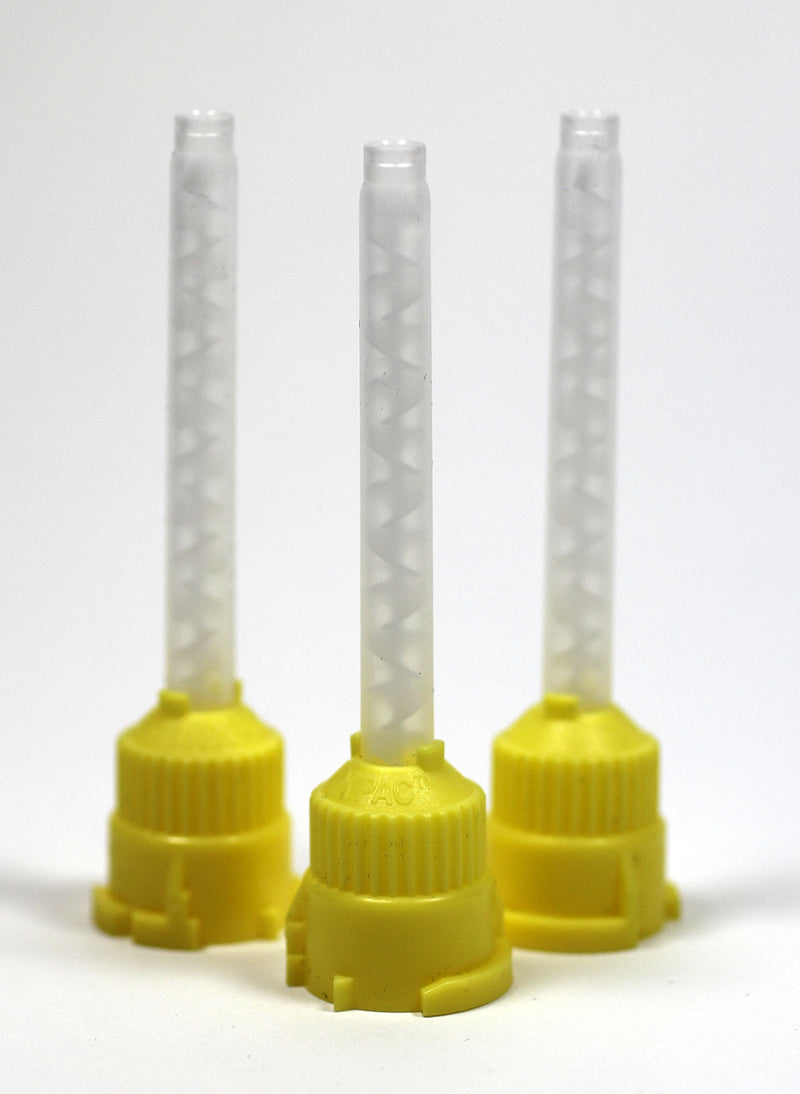 [Australia - AusPower] - HP YELLOW Mixing Tips 4.2 mm Impression 48/PK Genuine Mixpac All VPS 
