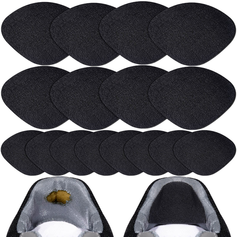 8Pair Shoe Patches for Holes, Self-Adhesive Shoes Heel Repair, Hole Repair for Sneaker, Leather Shoes, High Heels (Black) 8 Pair Black
