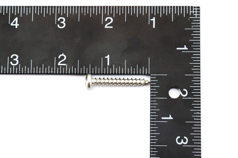 [Australia - AusPower] - 80 Piece Truss Head Screw Set for Dock Bumper Installation Marine Grade Stainless Steel 10 x 1-1/4 Inches SS 10 x 1-1/4" 80 Count - Screw Set 