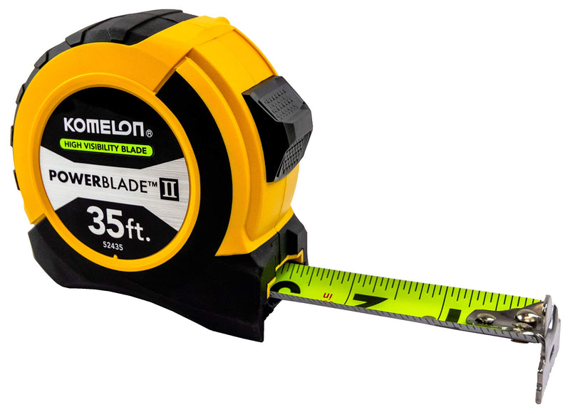 [Australia - AusPower] - Komelon 100-Foot Gripper Steel Tape and 35-Foot Powerblade II ABS Tape Measures Bundle 