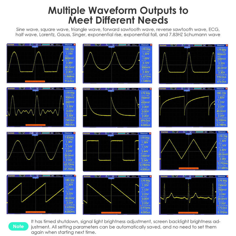 [Australia - AusPower] - Schumann Resonance Generator 7.83Hz, Adjustable Frequency Healing Device 0.001Hz-200kHz, Pure Sine Wave Frequency Generator Sound Therapy Machine for Deep Sleep, Anxiety Relief, Yoga & Meditation 