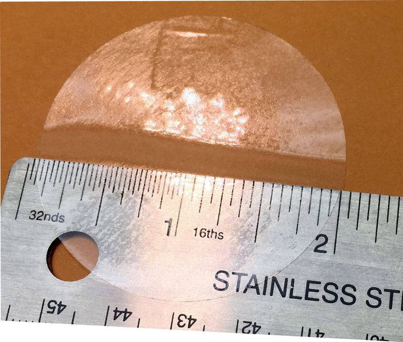 Ultra Clear Retail Wafer Seals for Mailing Packaging 2 Inch Round Circle Dots 500 Adhesive Stickers