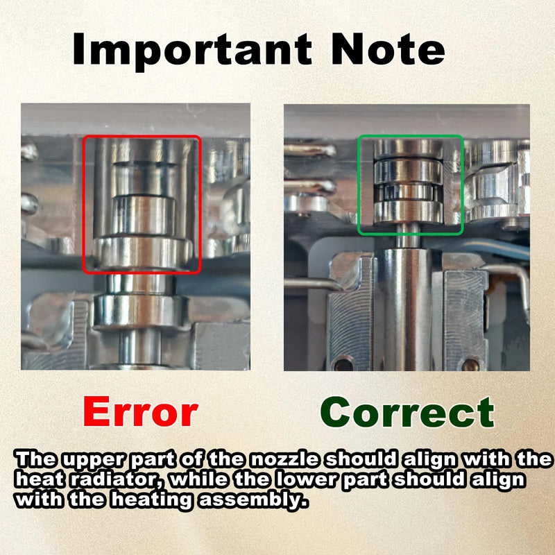 3PK 0.4MM Integrated Hardened Steel Nozzles for Kobra X Combo Quick-Swap High Flow High Speed Throat Tube Nozzles Print Head Extruder Kit Hot End for Anycubic Printer Kobra X 0.4MM