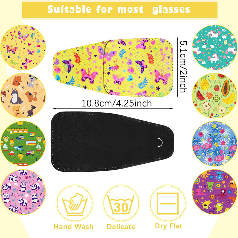 [Australia - AusPower] - 8 Pcs Eye Patches for Kids, Eyepatch for Glasses to Cover Either Eye Cartoon Eye Patching Fabric Patch for Kids Boys Girls(Cute Style) Cute Style 