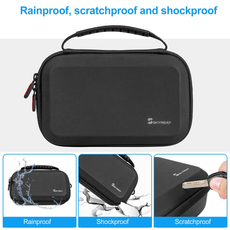 [Australia - AusPower] - Skyreat Osmo Pocket 3 Case, Portable PU Storage Protective Bag for DJI Osmo Pocket 3 Creator Combo Accessories 