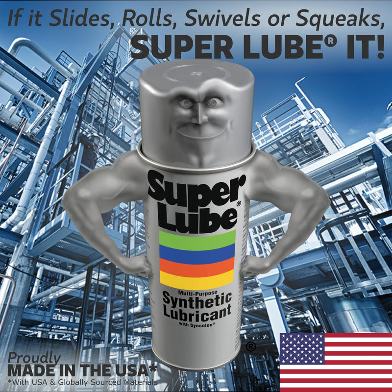 [Australia - AusPower] - Super Lube 92003 Silicone Lubricating Grease with PTFE, 3 oz Tube, Translucent White 3oz Tube 